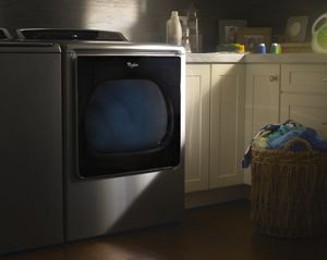 8.8 cu.ft Top Load HE Electric Dryer with Intuitive Touch Controls, Steam Refresh WED8500DC
