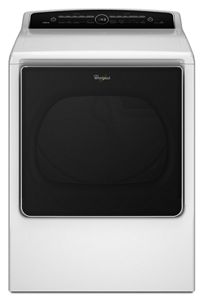 8.8 cu.ft Top Load HE Electric Dryer with Intuitive Touch Controls, Steam Refresh WED8500DW