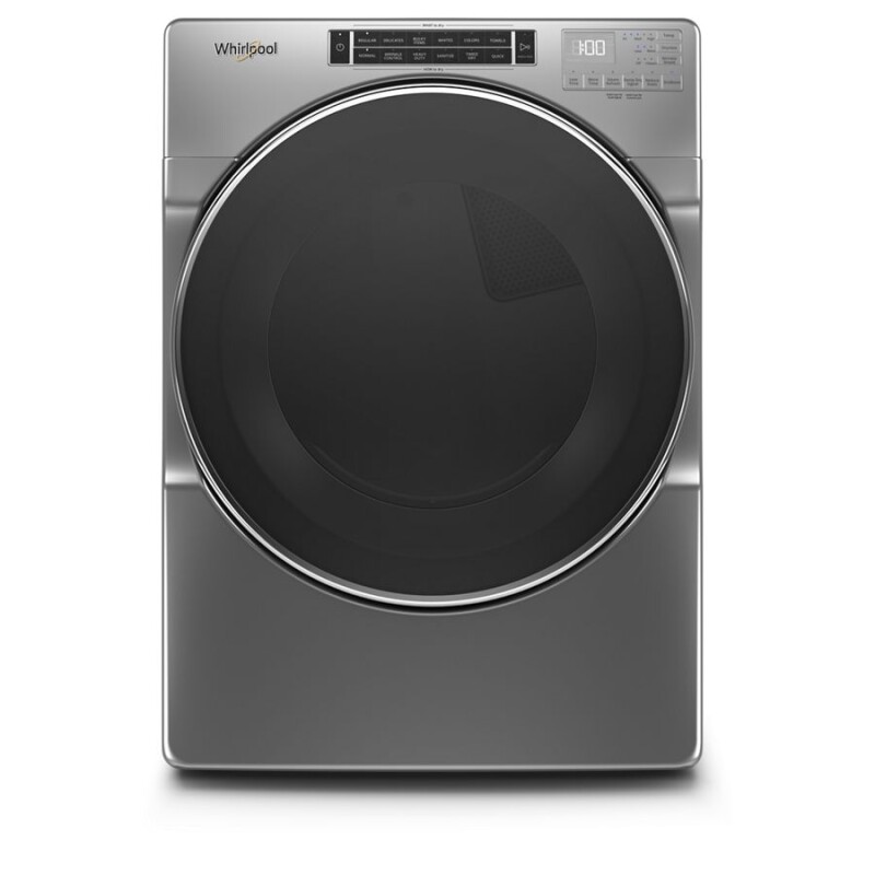 Whirlpool 7.4 cu. ft. Front Load Electric Dryer with Steam Cycles Chrome Shadow WED8620HC Picture 1