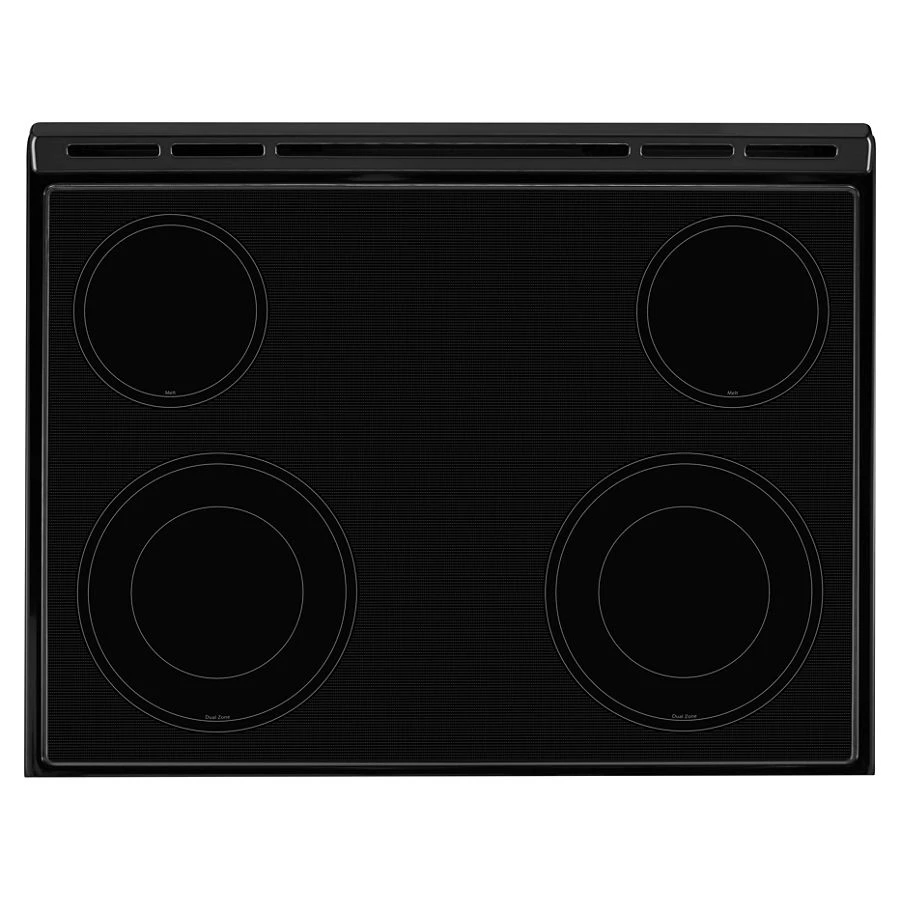 4.8 Cu. Ft. Guided Electric Front Control Range With The Easy-wipe Ceramic Glass Cooktop WEE510S0FB