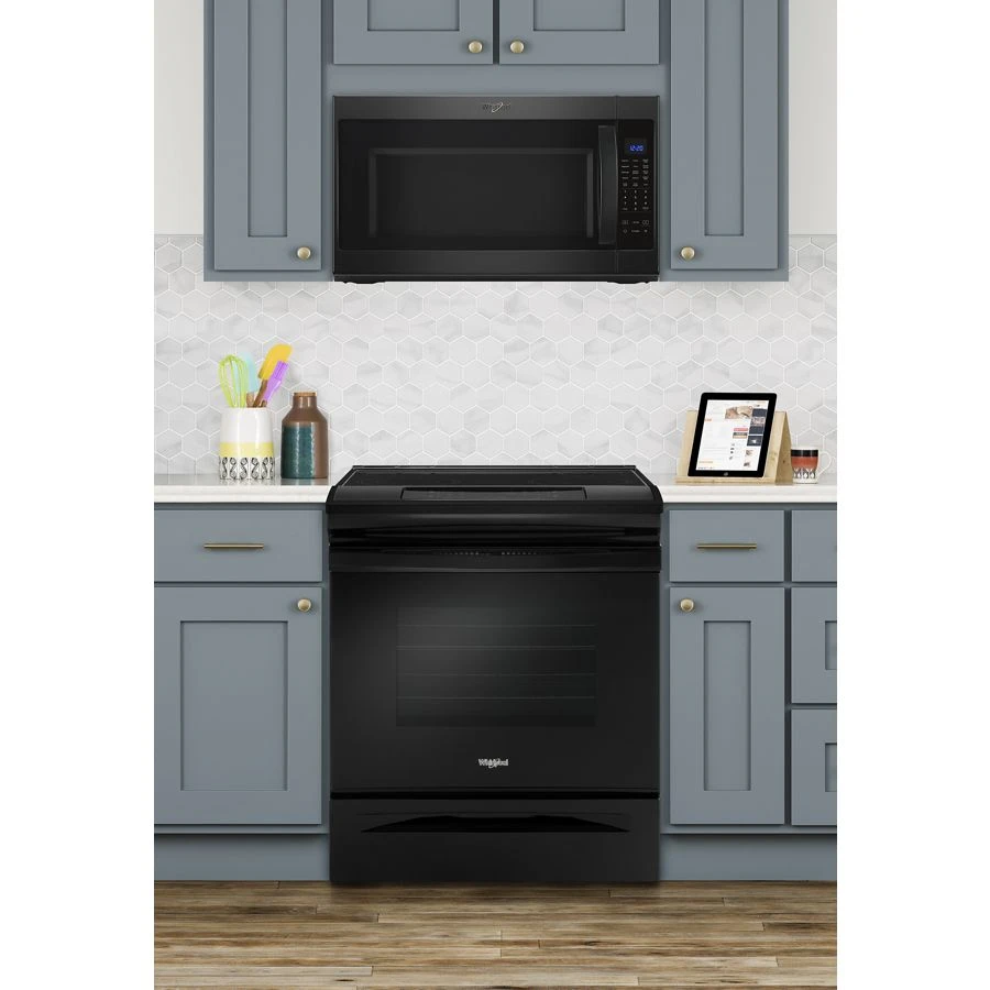 4.8 Cu. Ft. Guided Electric Front Control Range With The Easy-wipe Ceramic Glass Cooktop WEE510S0FB