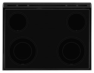 4.8 cu. ft. Guided Electric Front Control Range With The Easy-Wipe Ceramic Glass Cooktop WEE510S0FS