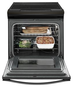 4.8 cu. ft. Guided Electric Front Control Range With The Easy-Wipe Ceramic Glass Cooktop WEE510S0FV