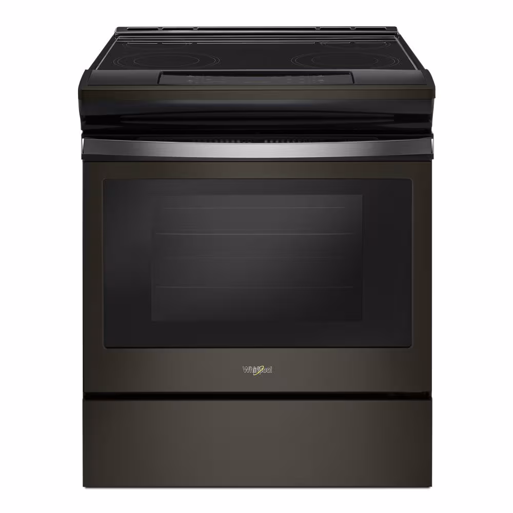 4.8 cu. ft. Guided Electric Front Control Range With The Easy-Wipe Ceramic Glass Cooktop WEE510S0FV