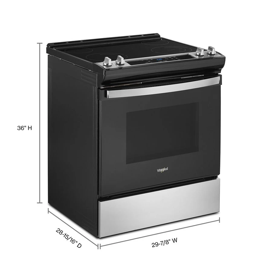 4.8 Cu. Ft. Electric Range with Frozen Bake™ Technology WEE515S0LS