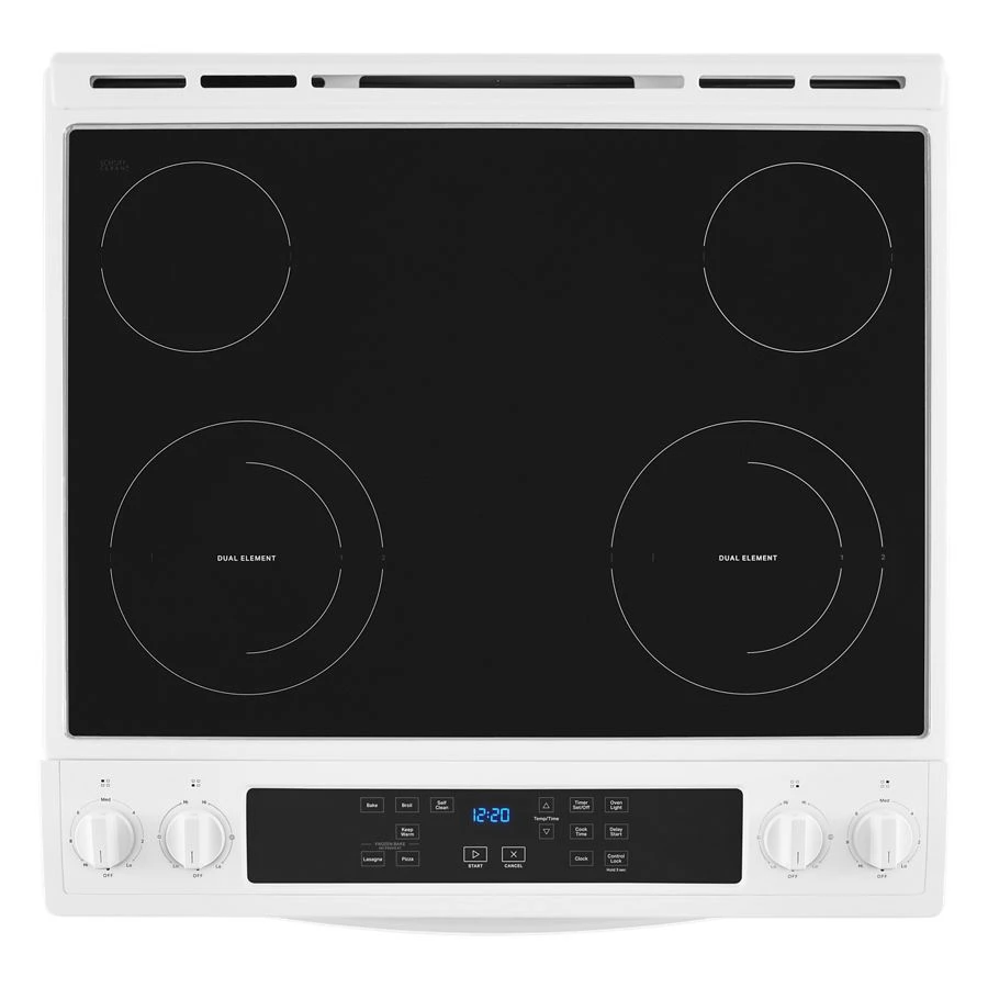 4.8 Cu. Ft. Whirlpool® Electric Range with Frozen Bake™ Technology WEE515S0LW