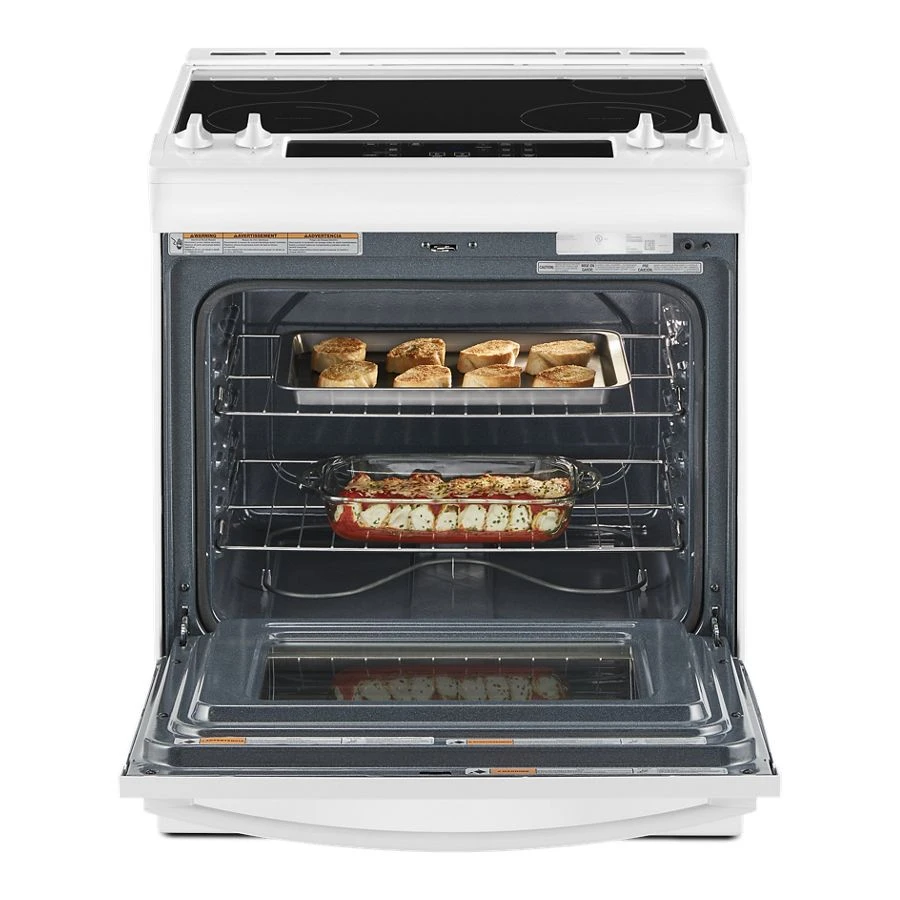 4.8 Cu. Ft. Whirlpool® Electric Range with Frozen Bake™ Technology WEE515S0LW