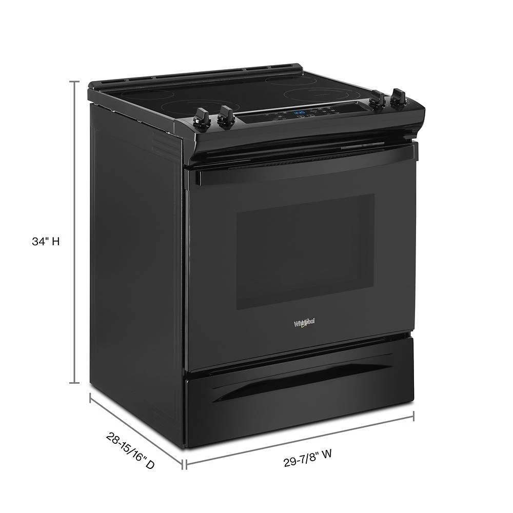 34" Tall Range with Self Clean Oven Cycle WEE515SALB