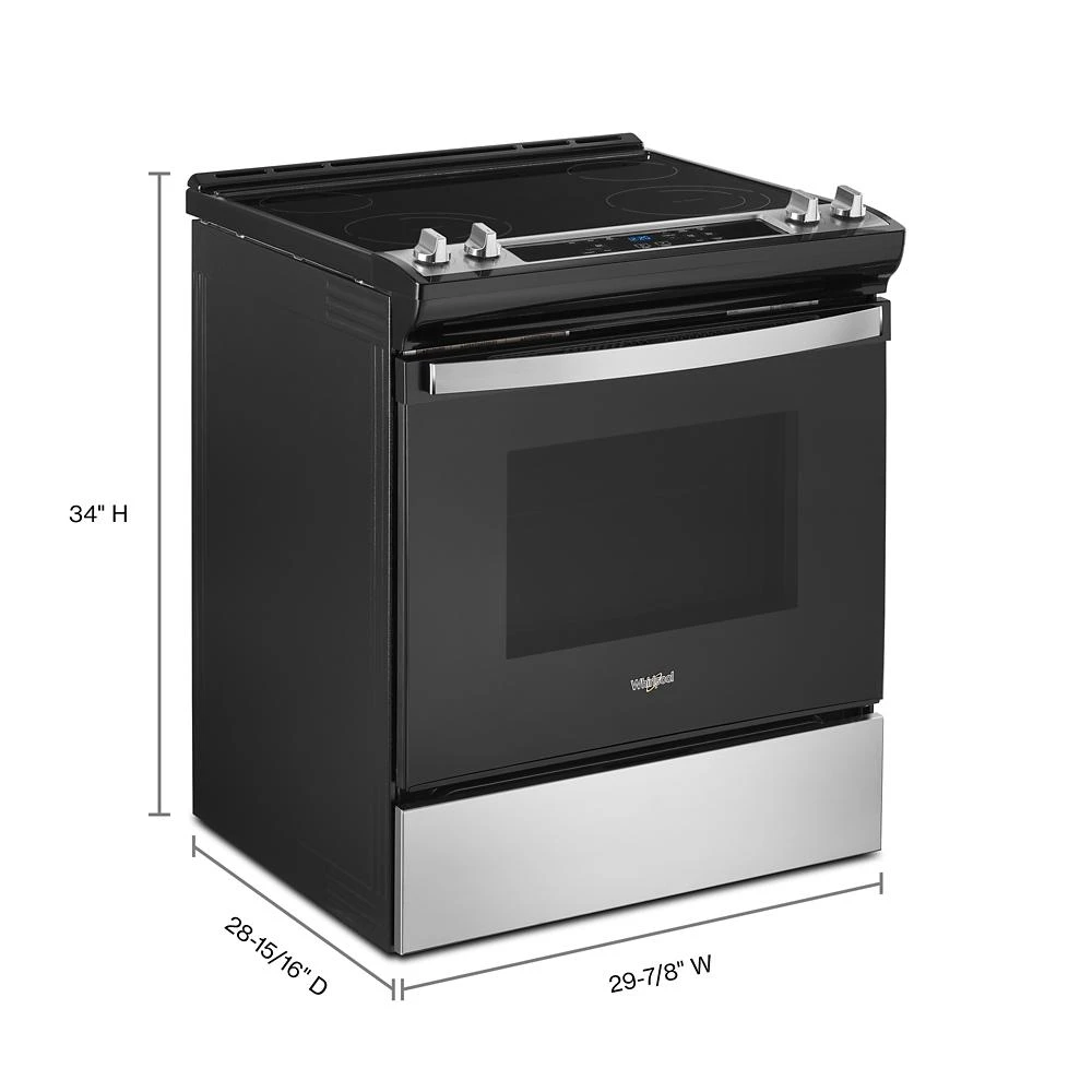 34" Tall Range with Self Clean Oven Cycle WEE515SALS