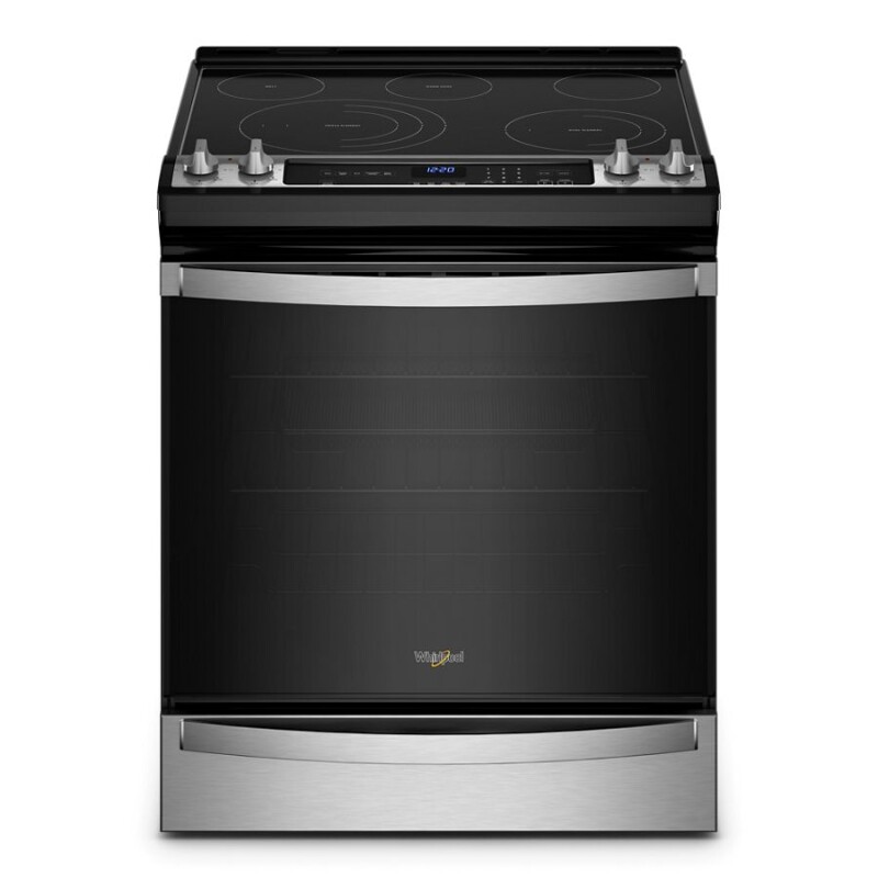 Whirlpool 6.4 Cu. Ft.  Electric 7-in-1 Air Fry Oven Fingerprint Resistant Stainless Steel WEE745H0LZ Picture 1