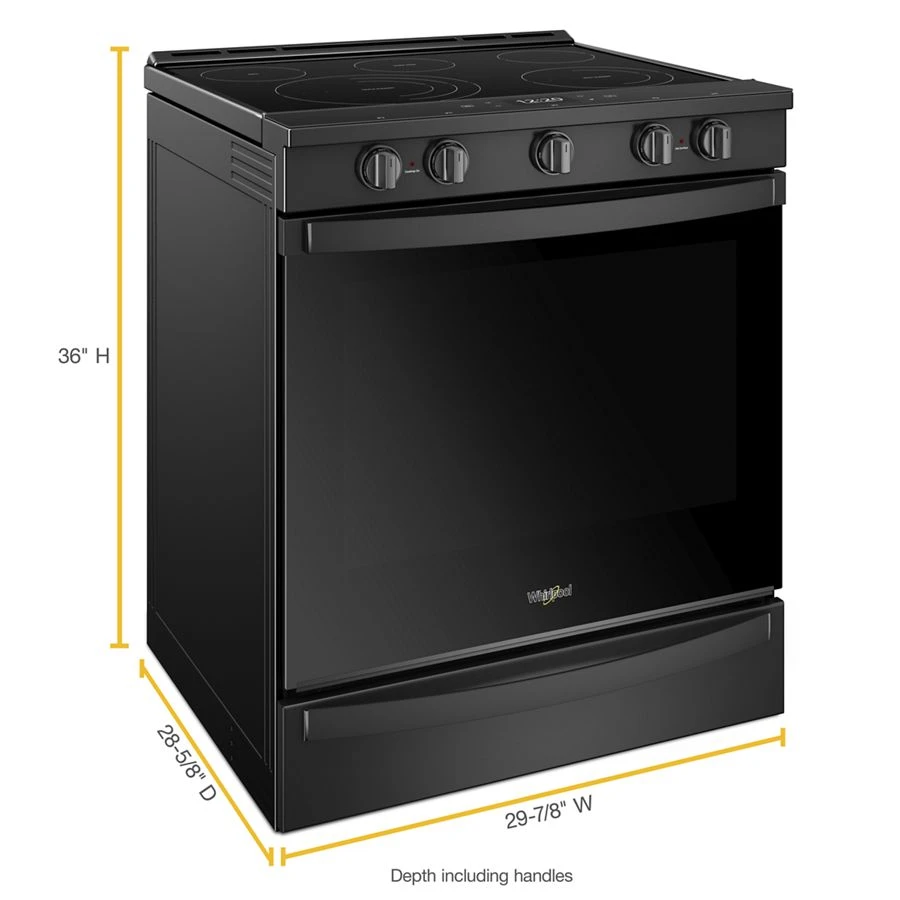 6.4 Cu. Ft. Smart Slide-in Electric Range With Air Fry, When Connected WEE750H0HB