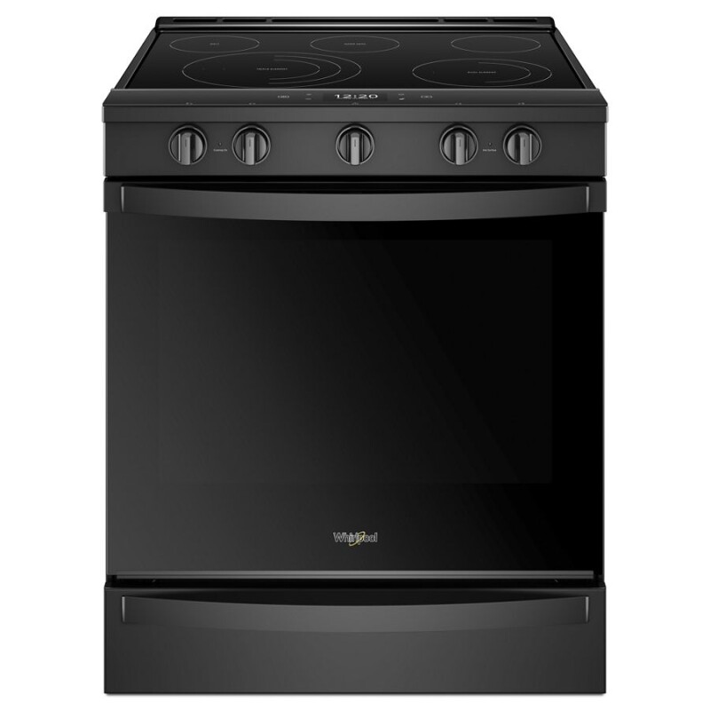 Whirlpool 6.4 cu. ft. Smart Slide-in Electric Range with Air Fry, when Connected Black WEE750H0HB Picture 1