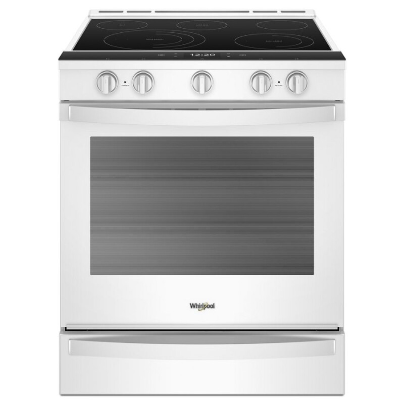 Whirlpool 6.4 cu. ft. Smart Slide-in Electric Range with Air Fry, when Connected White WEE750H0HW Picture 1