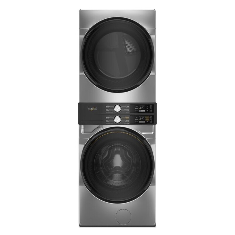 4.5 Cu. Ft. Smart Energy Star® Front Load Washer & 7.4 Cu. Ft. Electric Dryer Laundry Tower With Freshflowtm Vent System & Uv Clean Technology WEF5727TR