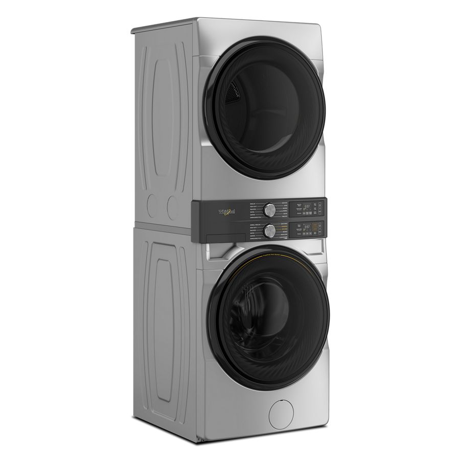 Smart ENERGY STAR® Front Load Laundry Tower with UV Clean Technology & FreshFlowTM Vent System 4.5 cu. ft. Washer & 7.4 cu. ft. Electric Dryer WEF5727TR