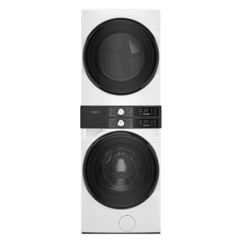 4.5 Cu. Ft. Smart Energy Star® Front Load Washer & 7.4 Cu. Ft. Electric Dryer Laundry Tower With Freshflowtm Vent System & Uv Clean Technology WEF5727TW