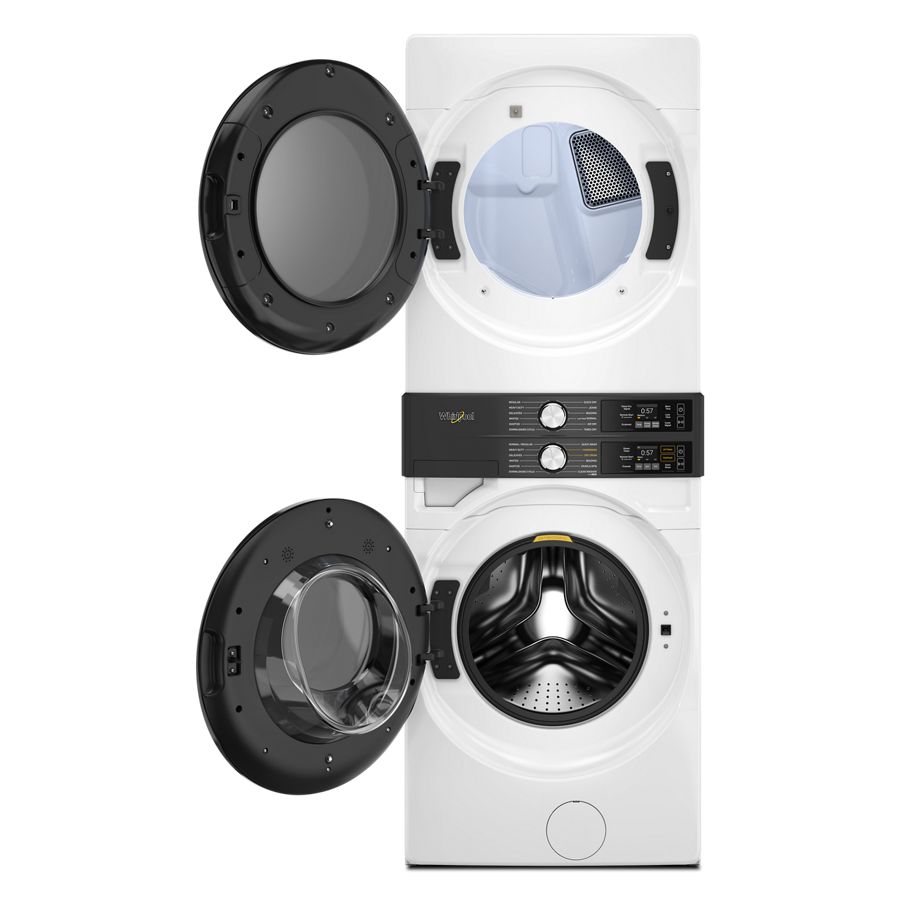 4.5 Cu. Ft. Smart Energy Star® Front Load Washer & 7.4 Cu. Ft. Electric Dryer Laundry Tower With Freshflowtm Vent System & Uv Clean Technology WEF5727TW