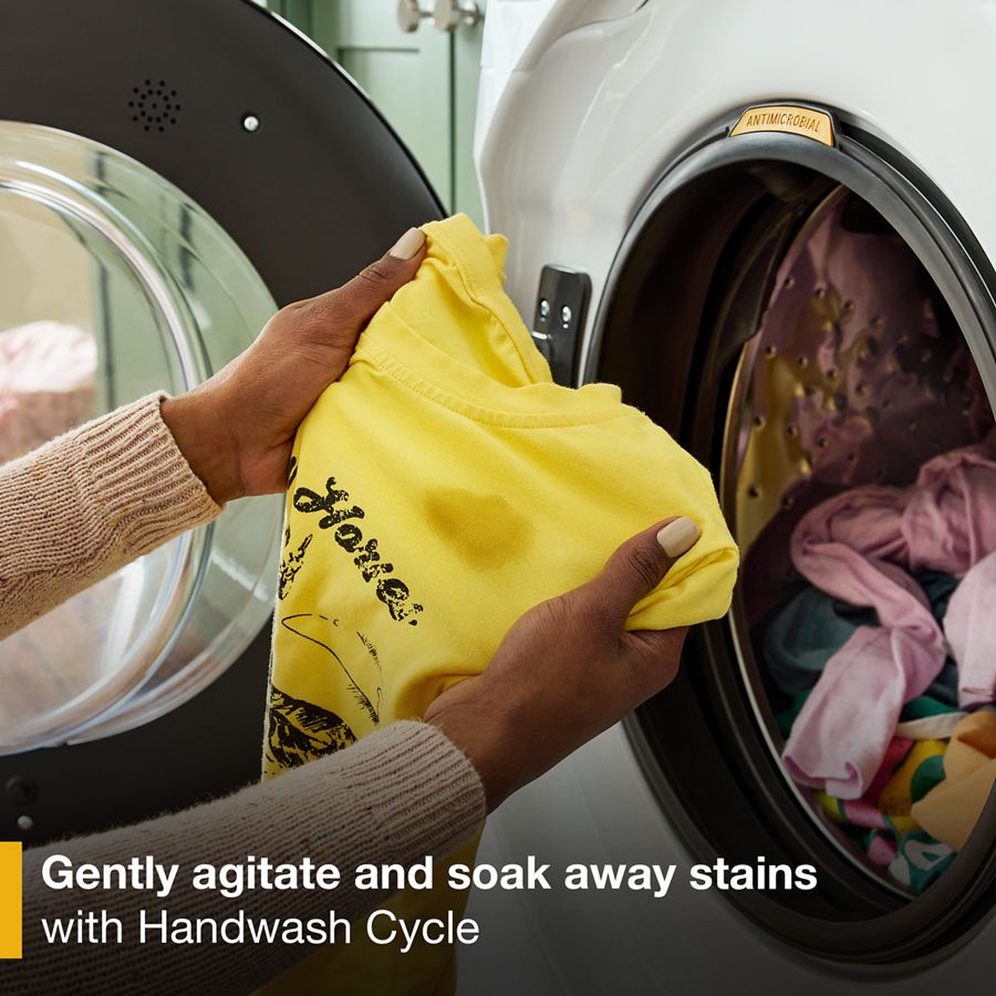 4.5 Cu. Ft. Smart Energy Star® Front Load Washer & 7.4 Cu. Ft. Electric Dryer Laundry Tower With Freshflowtm Vent System & Uv Clean Technology WEF5727TW
