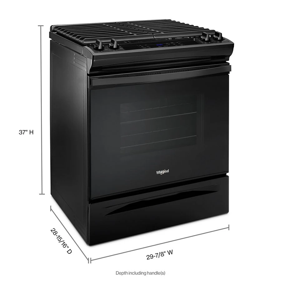 5.0 Cu. Ft. Front Control Gas Range With Cast-iron Grates WEG515S0FB