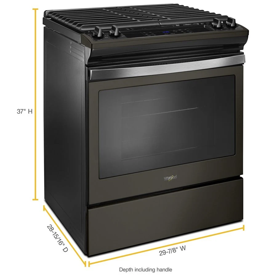 5.0 Cu. Ft. Front Control Gas Range With Cast-iron Grates WEG515S0FV