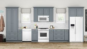 5.0 cu. ft. Front Control Gas Range with Cast-Iron Grates WEG515S0FW