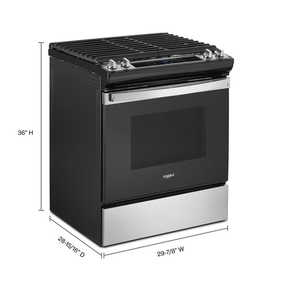5.0 Cu. Ft.Gas Range with Frozen Bake Technology WEG515S0LZ