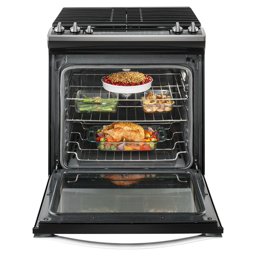 5.8 Cu. Ft. Slide-In Gas Range with EZ-2-Lift™ Hinged Grates WEG745H0FS