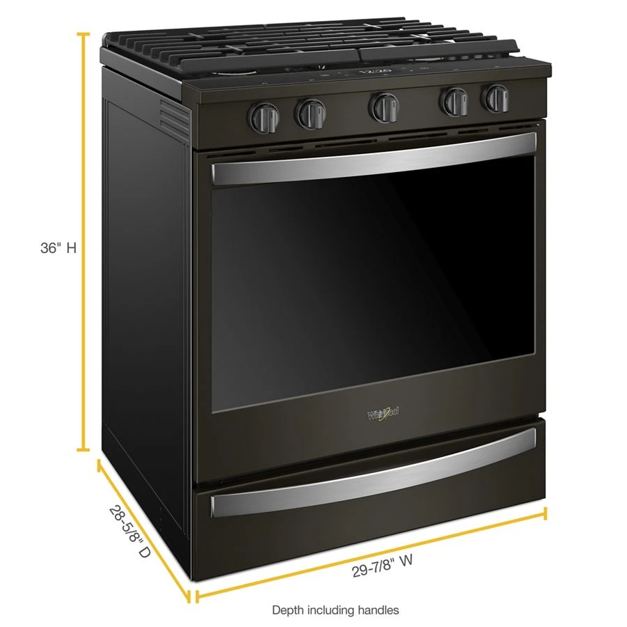 5.8 Cu. Ft. Smart Slide-in Gas Range With Air Fry, When Connected WEG750H0HV
