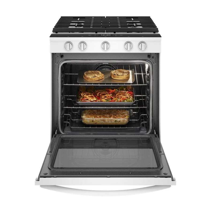 5.8 Cu. Ft. Smart Slide-in Gas Range With Air Fry, When Connected WEG750H0HW