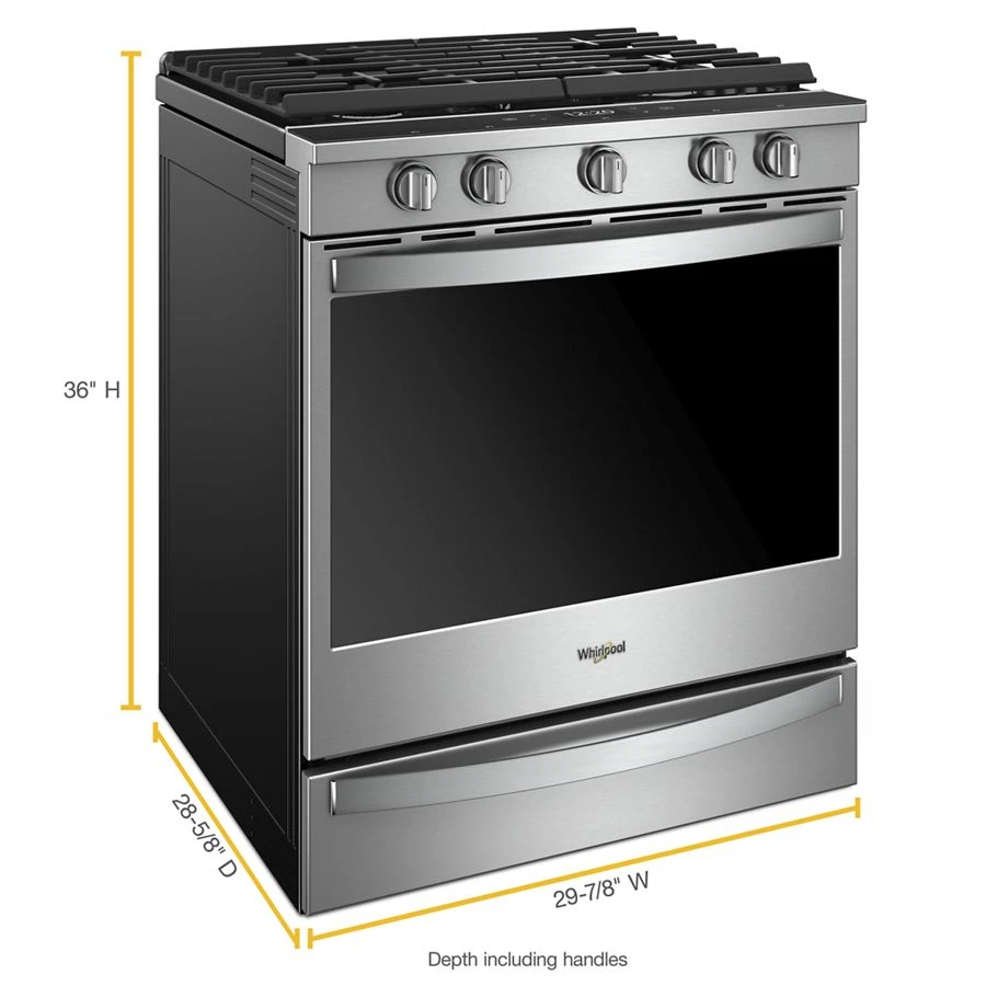 5.8 Cu. Ft. Smart Slide-in Gas Range With Air Fry, When Connected WEG750H0HZ