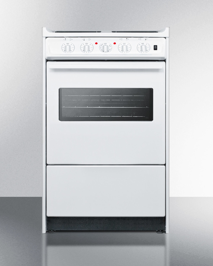 20" Wide Electric Coil Top Range WEM110RW