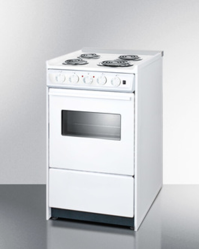 20" Wide Electric Coil Top Range WEM110RW