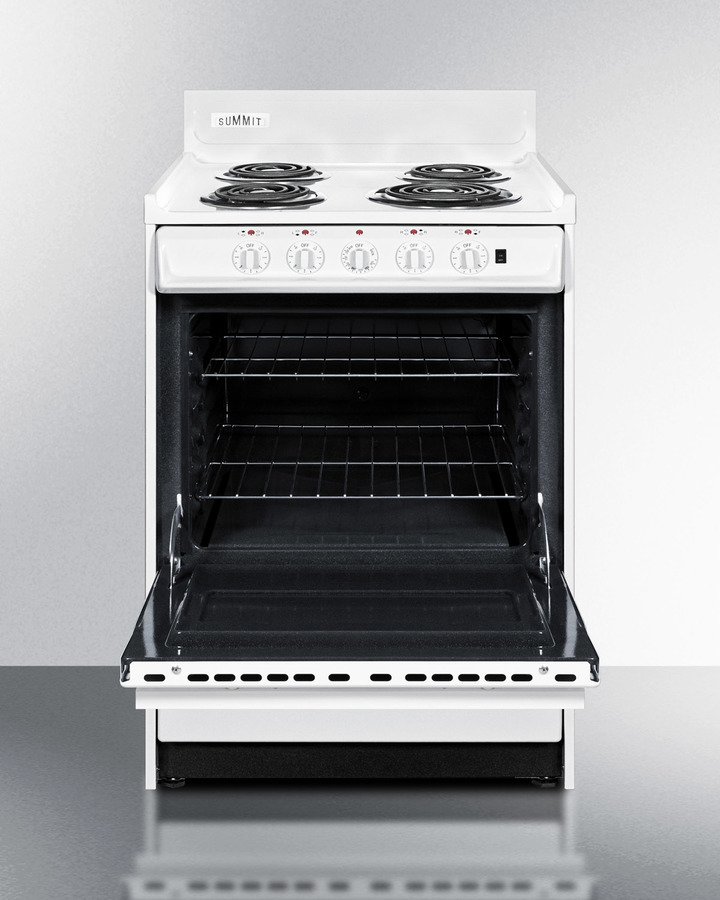 24" Wide Electric Coil Top Range WEM6171Q