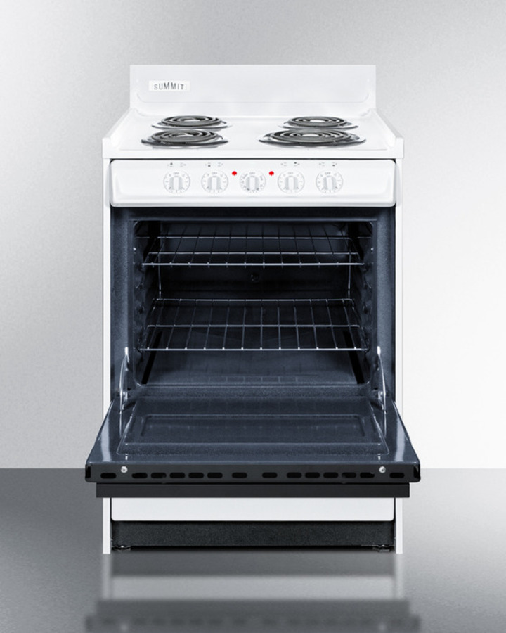 24" Wide Electric Coil Top Range WEM630DK