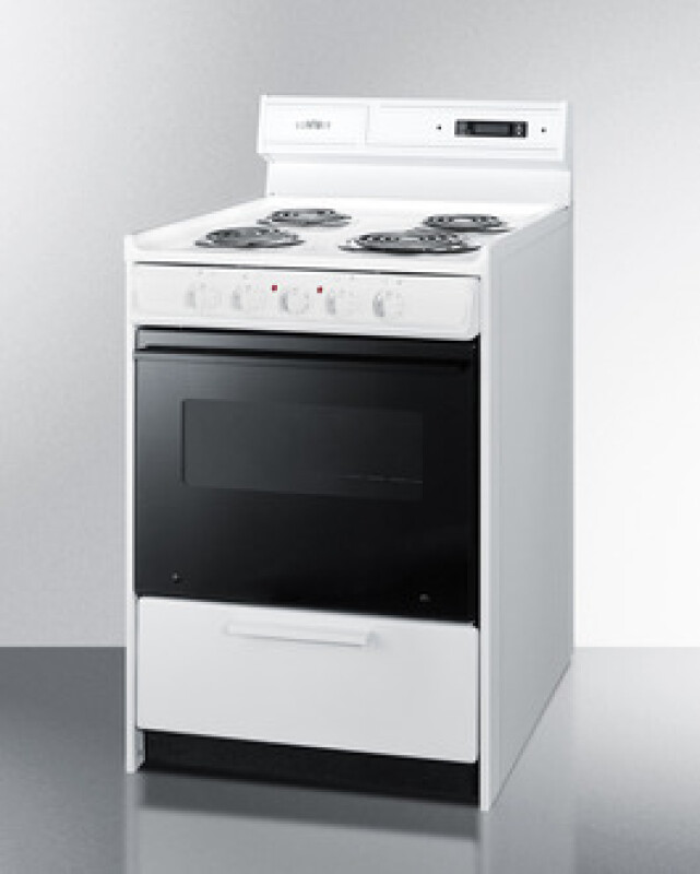24" Wide Electric Coil Top Range WEM630DK