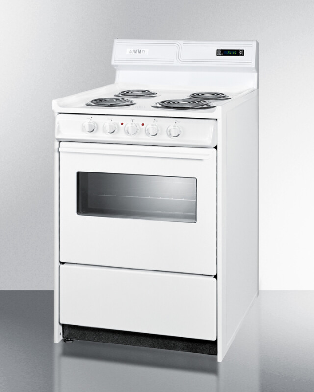 24" Wide Electric Coil Top Range WEM630KW