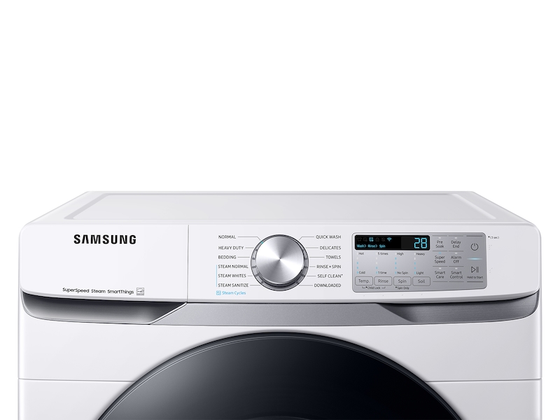 Samsung 4.2 cu. ft. Front Load Washer White WF42H5000AW Picture 1