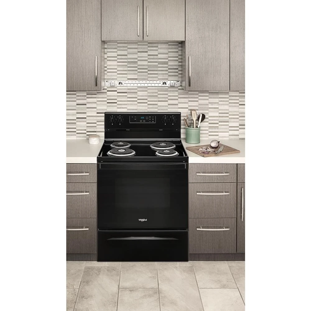 4.8 cu. ft. Electric Range with Keep Warm setting WFC150M0JB
