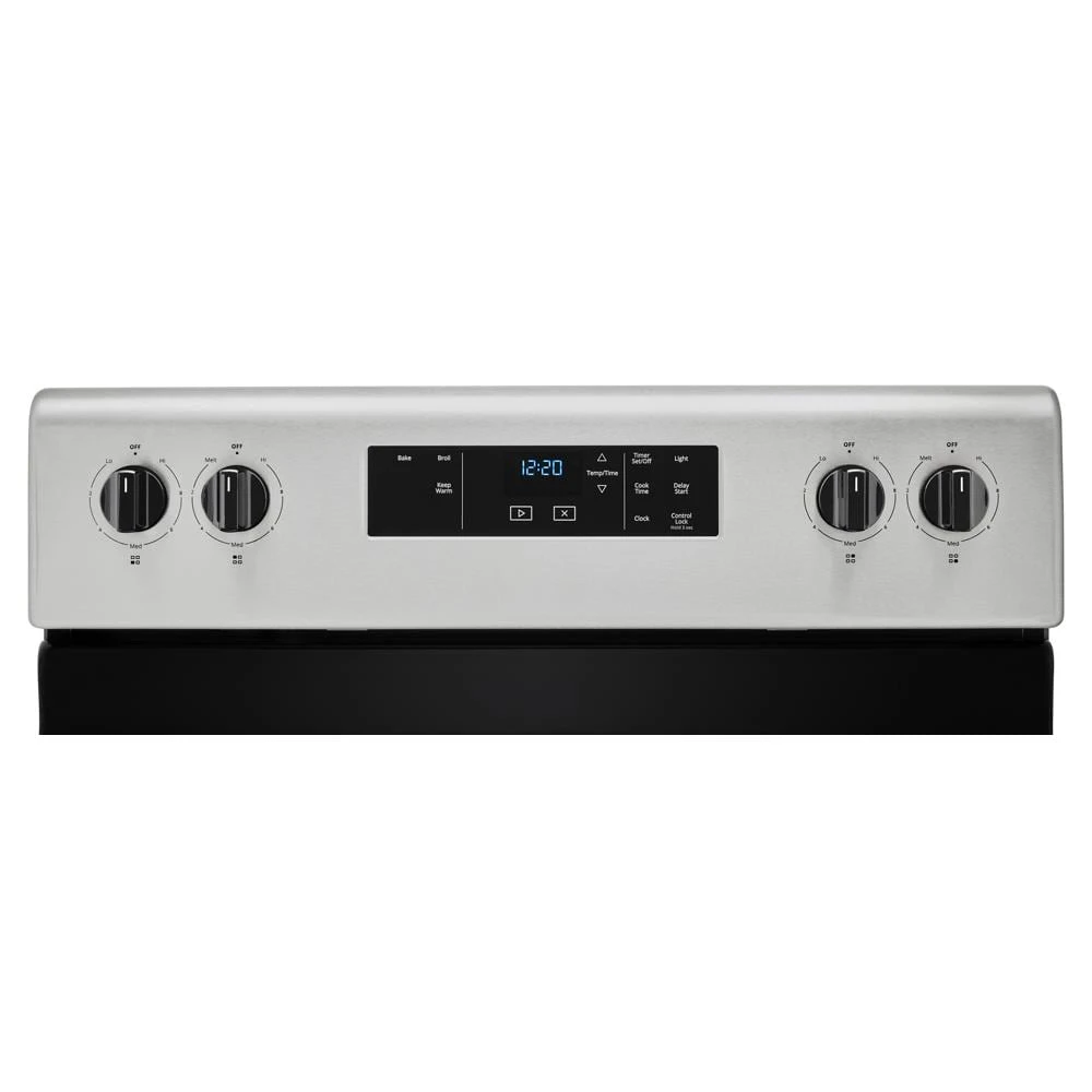 4.8 cu. ft. Electric Range with Keep Warm setting WFC150M0JS