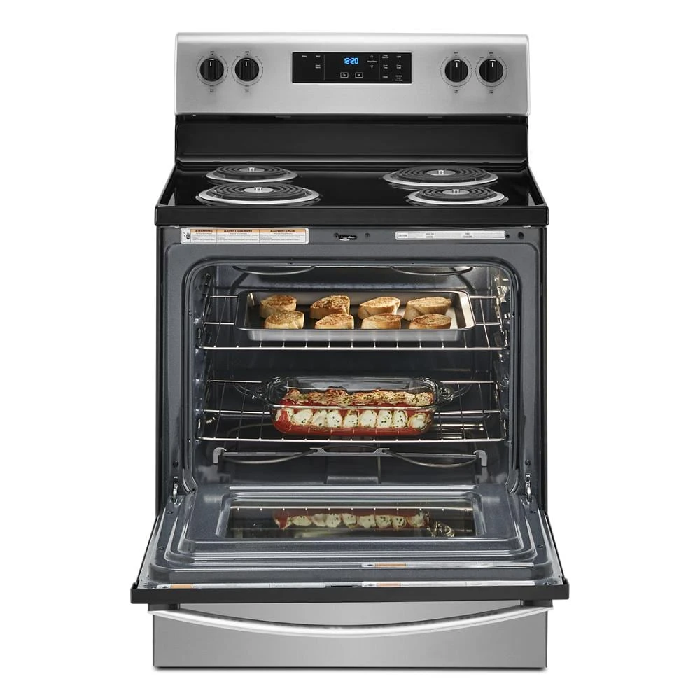 4.8 cu. ft. Electric Range with Keep Warm setting WFC150M0JS
