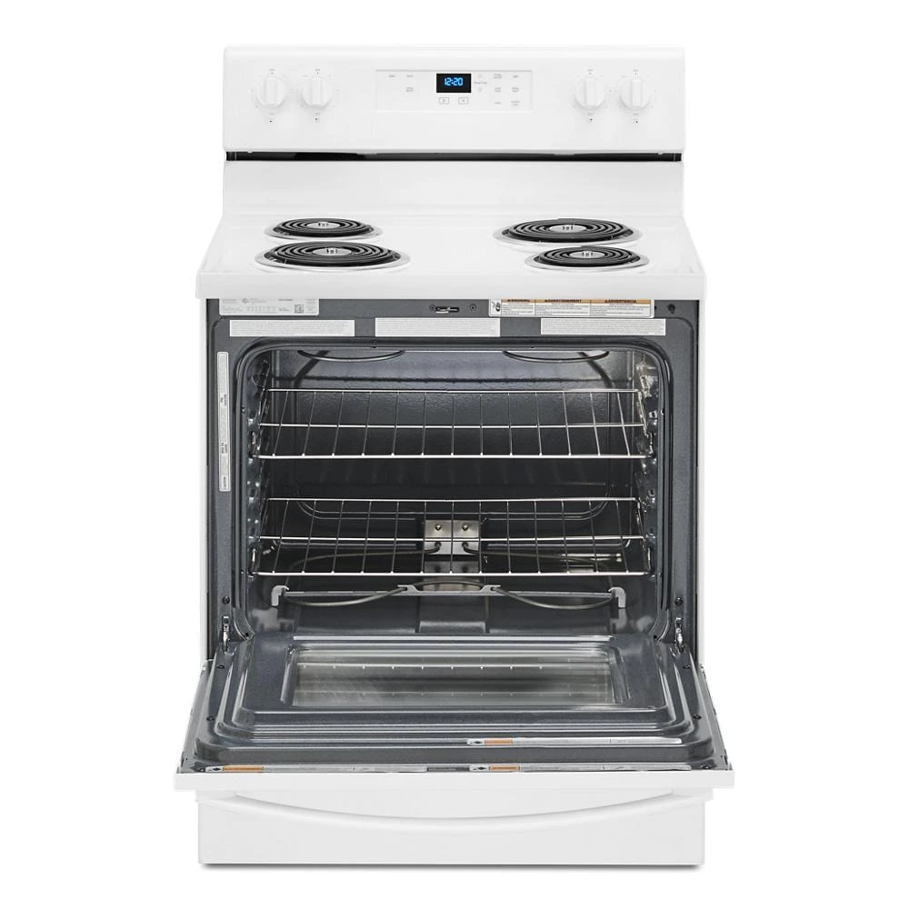 4.8 cu. ft. Electric Range with Keep Warm setting WFC150M0JW