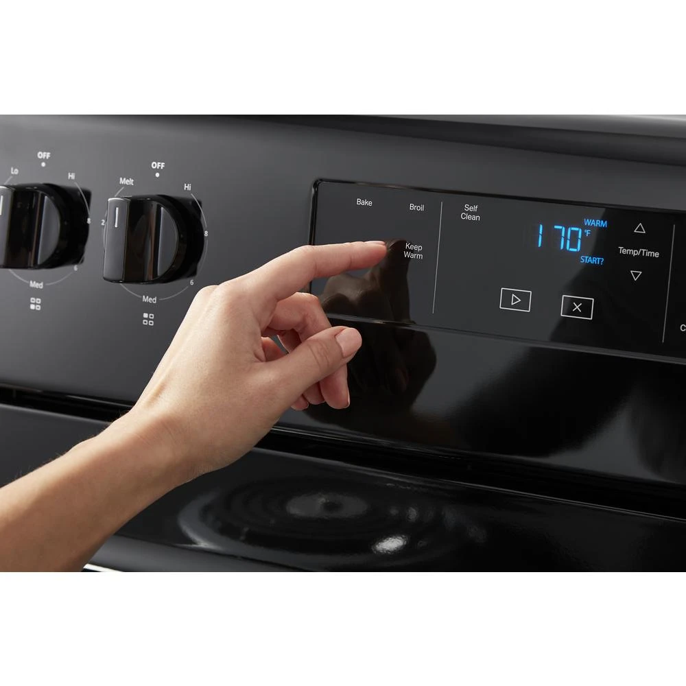 4.8 cu. ft. Electric Range with Keep Warm setting WFC315S0JB