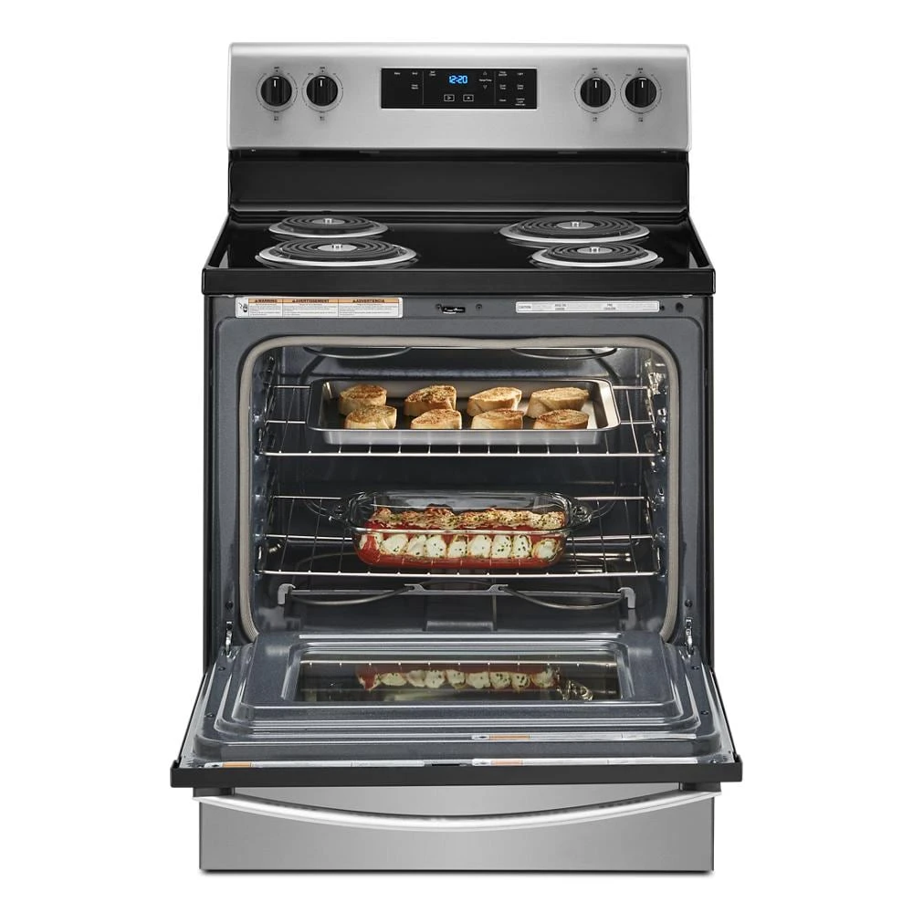 4.8 cu. ft. Electric Range with Keep Warm setting WFC315S0JS