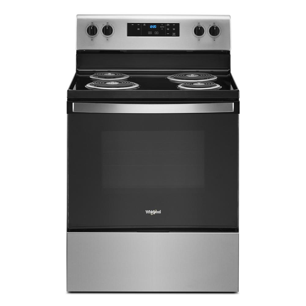Whirlpool 4.8 cu. ft. Electric Range with Keep Warm setting Stainless Steel WFC315S0JS Picture 1