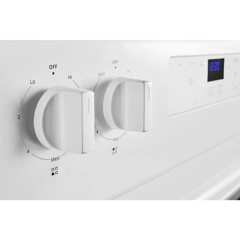 4.8 cu. ft. Electric Range with Keep Warm setting WFC315S0JW