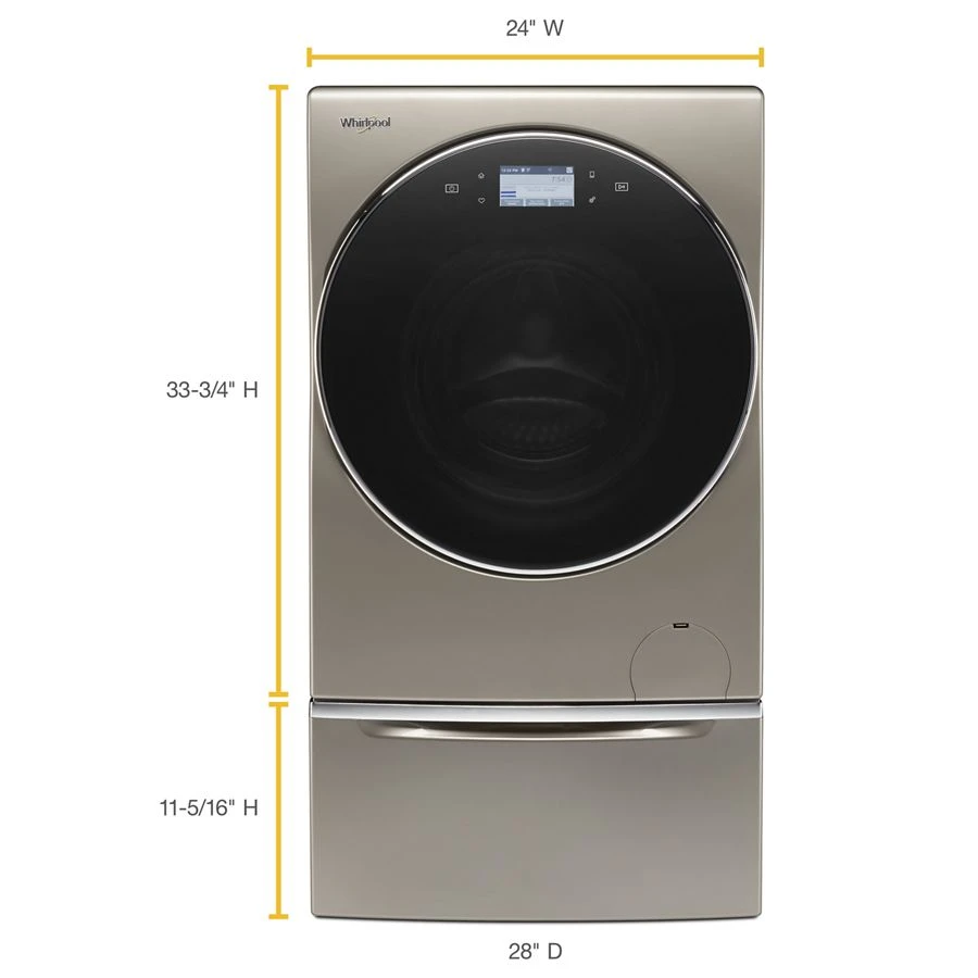 2.8 cu. ft. Smart All-In-One Washer & Dryer WFC8090GX