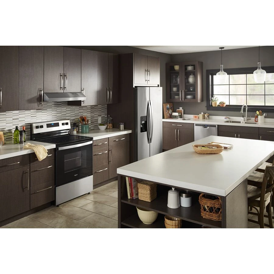 5.3 cu. ft. Electric Range with Keep Warm Setting. WFE320M0JS