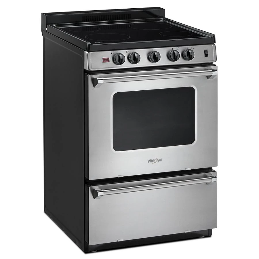 24-inch Freestanding Electric Range with Upswept SpillGuard™ Cooktop WFE500M4HS