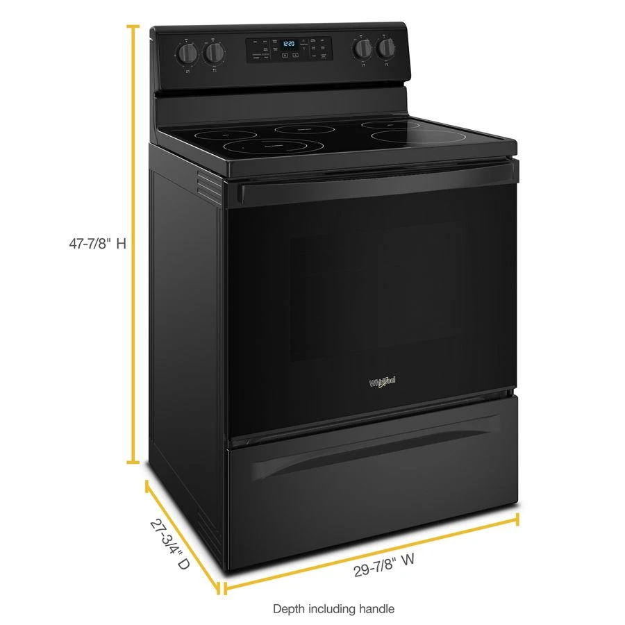 5.3 cu. ft. Freestanding Electric Range with 5 Elements WFE505W0HB