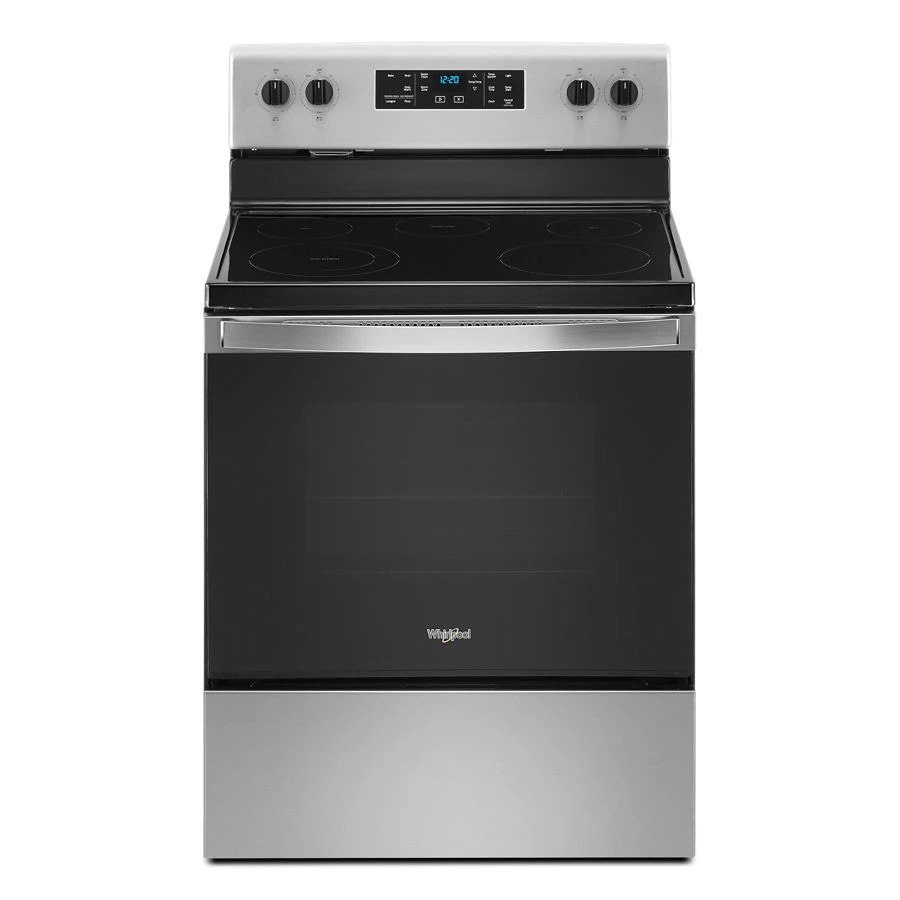 5.3 cu. ft. Whirlpool® electric range with Frozen Bake™ technology WFE505W0JS